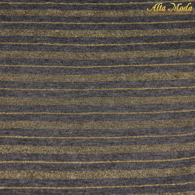 

Alta Moda Cotton Strech Lurex Abu Garis Gold (1M)