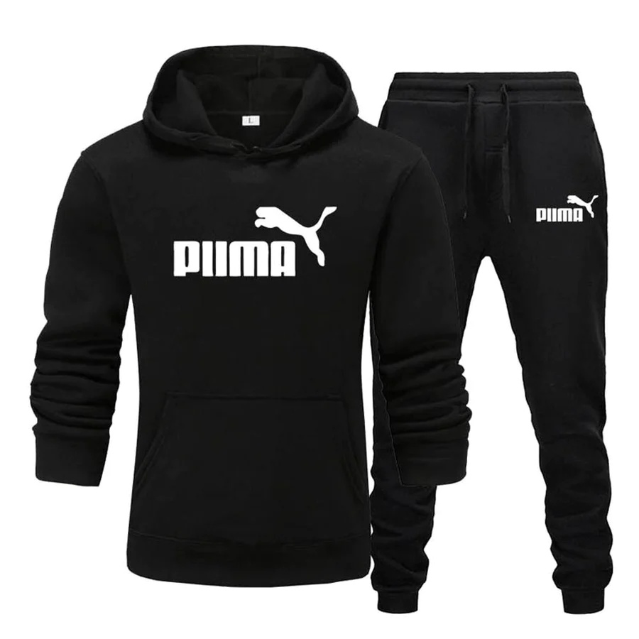 Setelan Celana Jogger &amp; Jumper Hoodie PUM4 II Set sweater Hoodie dan Celana Joger Panjang II SIZE M- XL ( Pria &amp; Wanita )