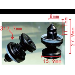 KANCING KLIP DOOR PANEL RETAINER MOBIL FORD ( with sealer ) SBMG