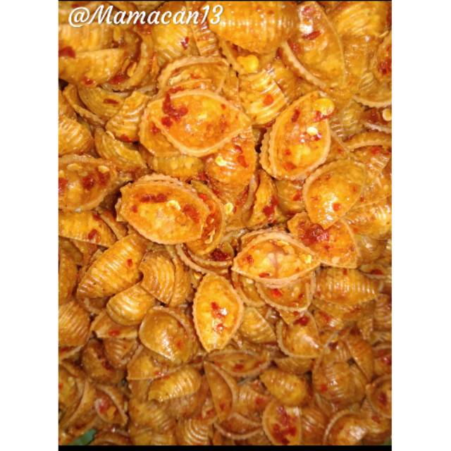 

Makaroni kerang /Ini pedas Sedang//bumbu asli/pedas dan gurih
