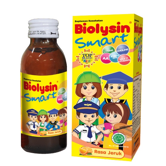 BIOLYSIN SMART JERUK SYRUP 60 ML, 100 ML