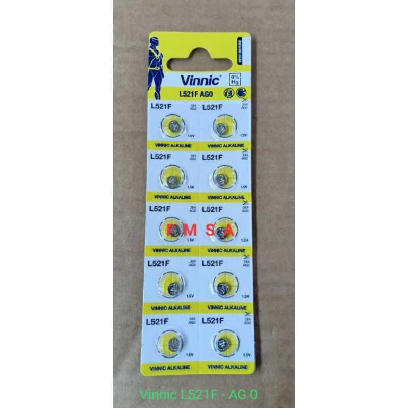 Batre/Baterai/Battery Original VINNIC L-521F Jam Tangan