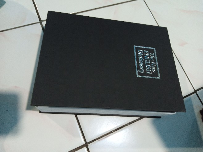 Brankas Mini - Brankas Buku - Kotak Penyimpanan Rahasia - Brangkas Berangkas Perhiasan Uang Hp