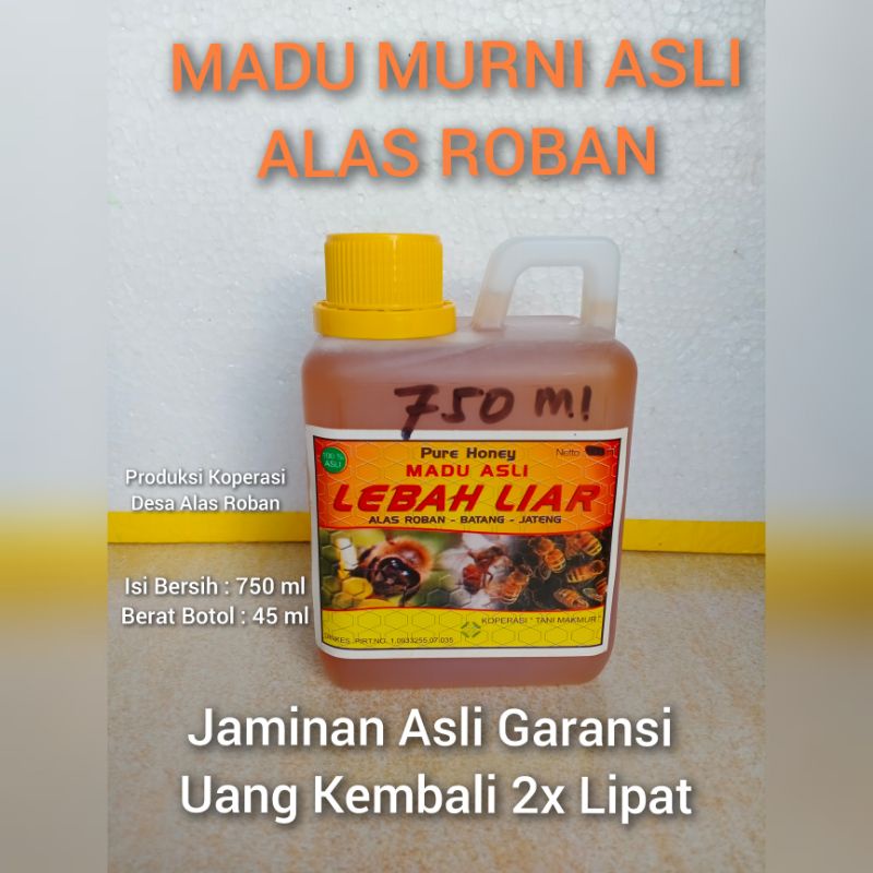 

Madu Murni Asli dari Alas Roban kemasan 750 ml