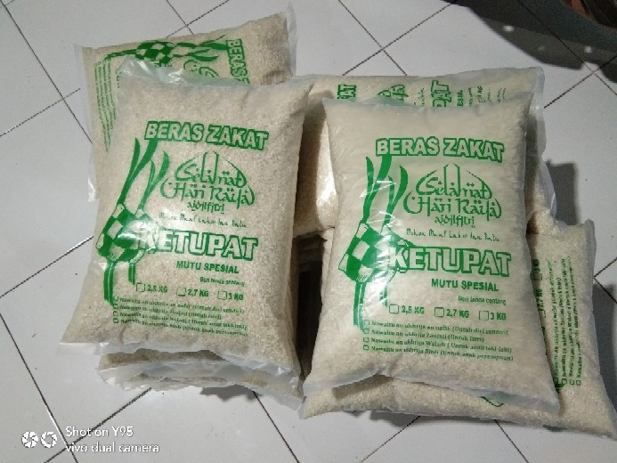 Plastik Beras Zakat Ketupat 3 Kg