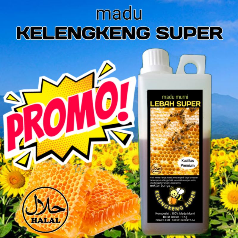 

MADU LEBAH SUPER, KELENGKENG SUPER 1KG