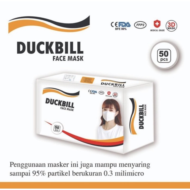 Masker Duckbill Dewasa i Care isi 50 / Box