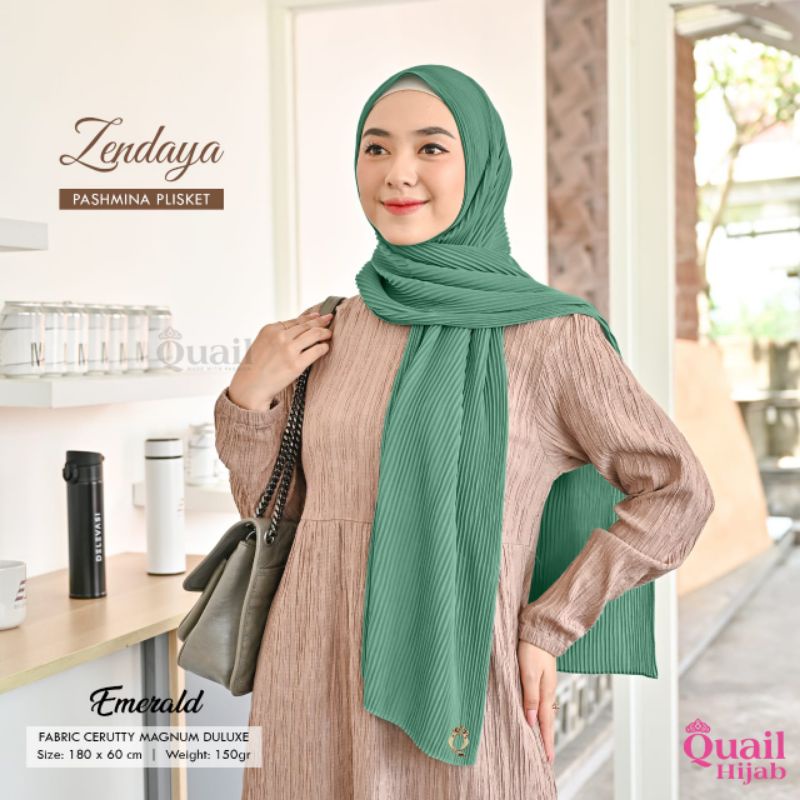 Zendaya pashmina plisket