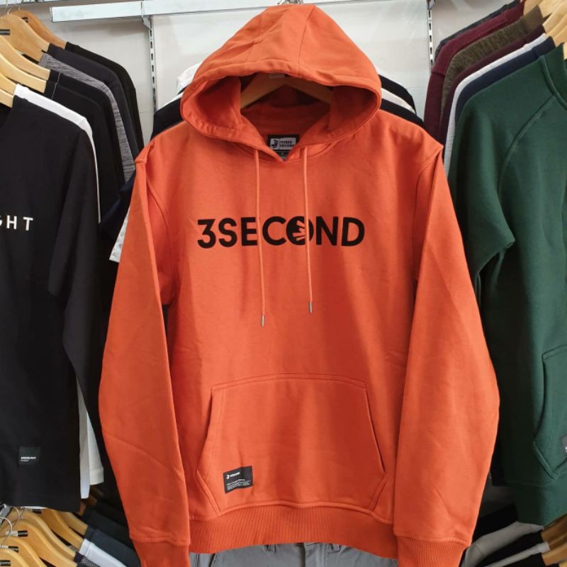 jaket 3second Original Hoodie New Arrival Al Fashion Orange