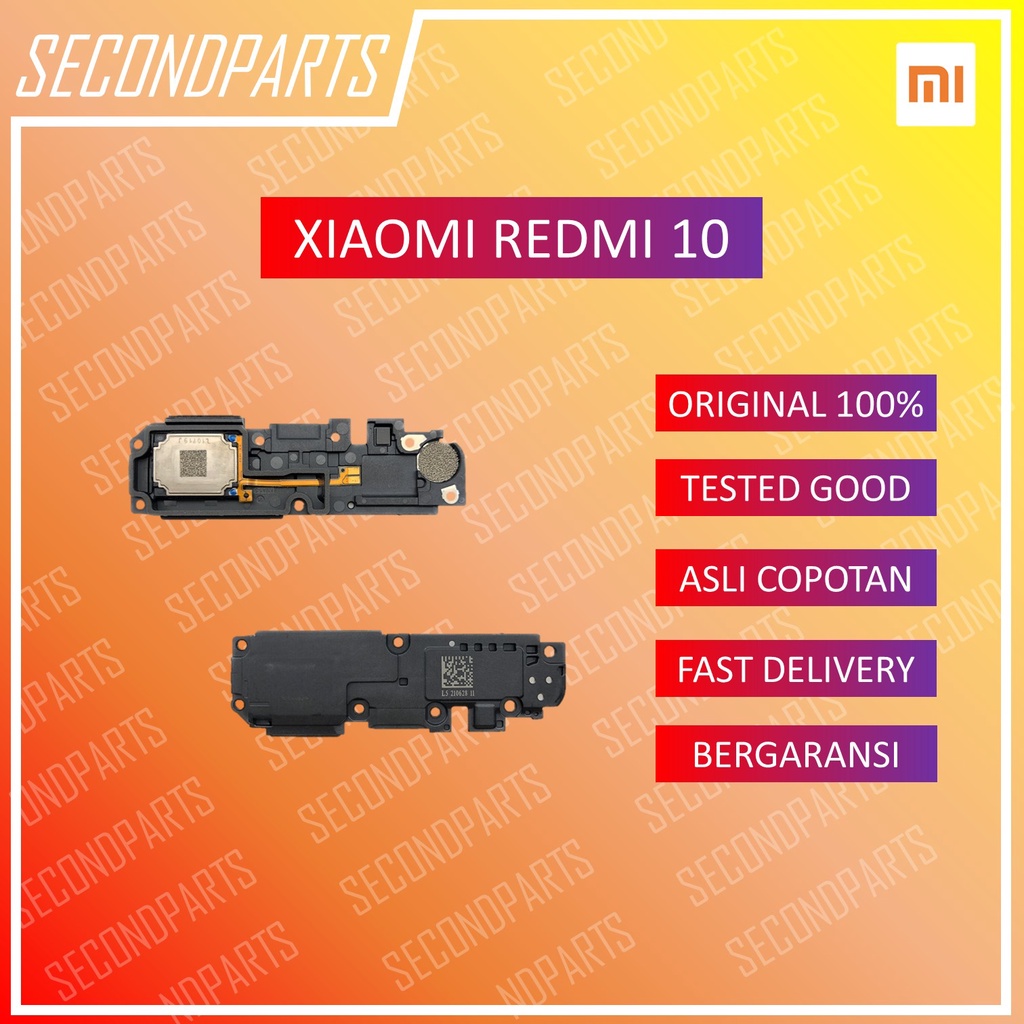 BUZZER SPEAKER MUSIC SUARA XIAOMI REDMI 10 ORIGINAL COPOTAN