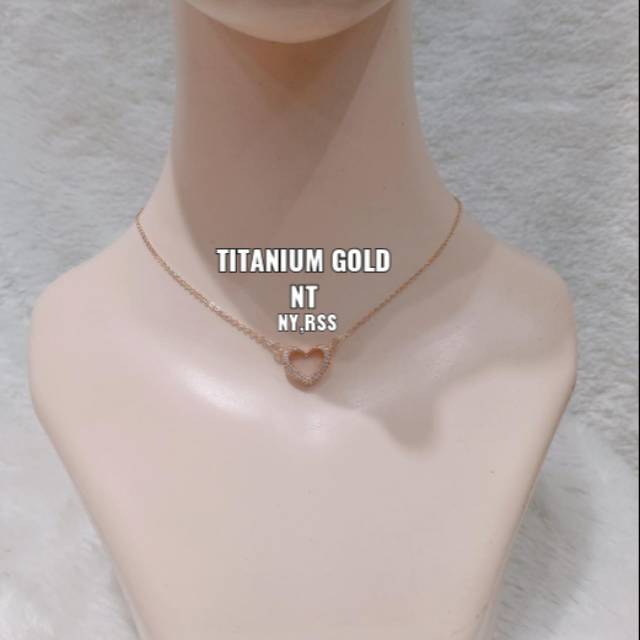 Kalung titanium,awet,bisa dipakai mandi