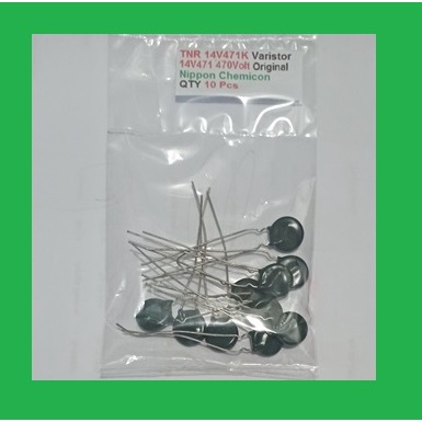 QTY 10 Pcs TNR 14V471K Varistor 14V471 470Volt Ori Nippon Chemicon