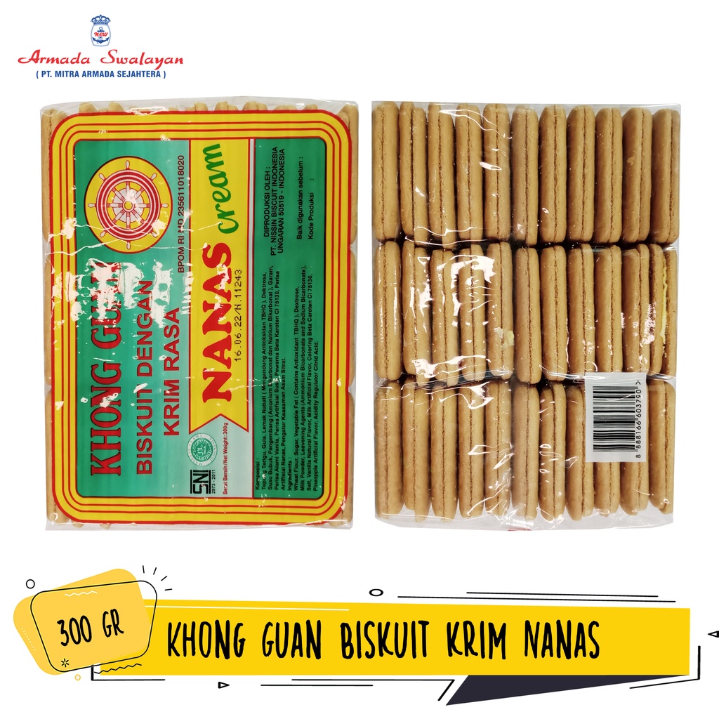 

Khong Guan Biskuit Krim Nanas 300g