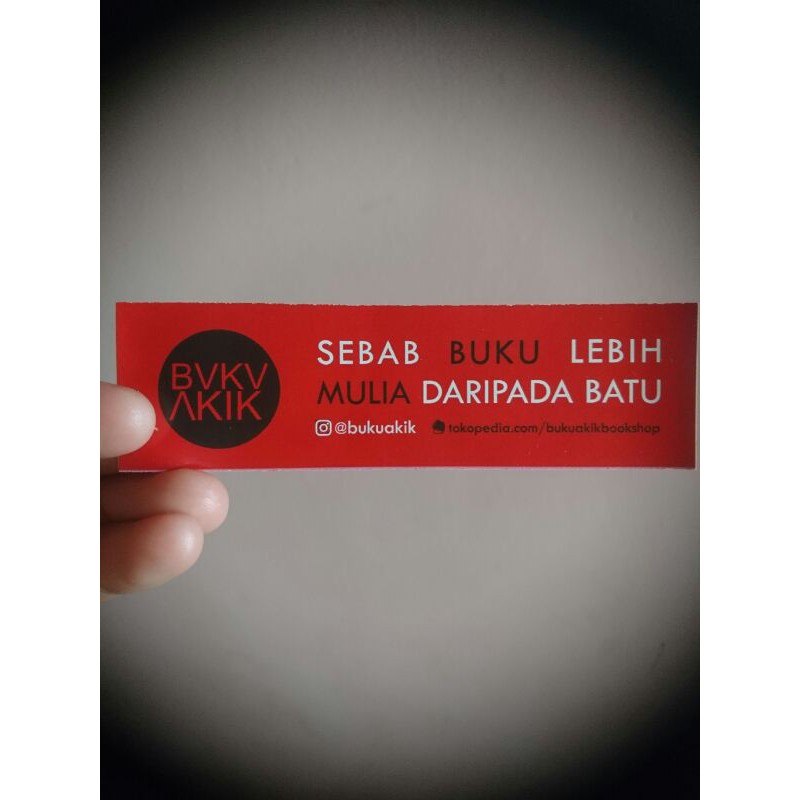 

Stiker Buku Akik Ori