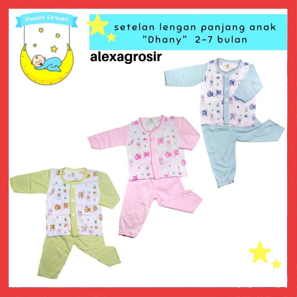 BAJU SETELAN ANAK DHANY PANJANG -ALEXAGROSIR