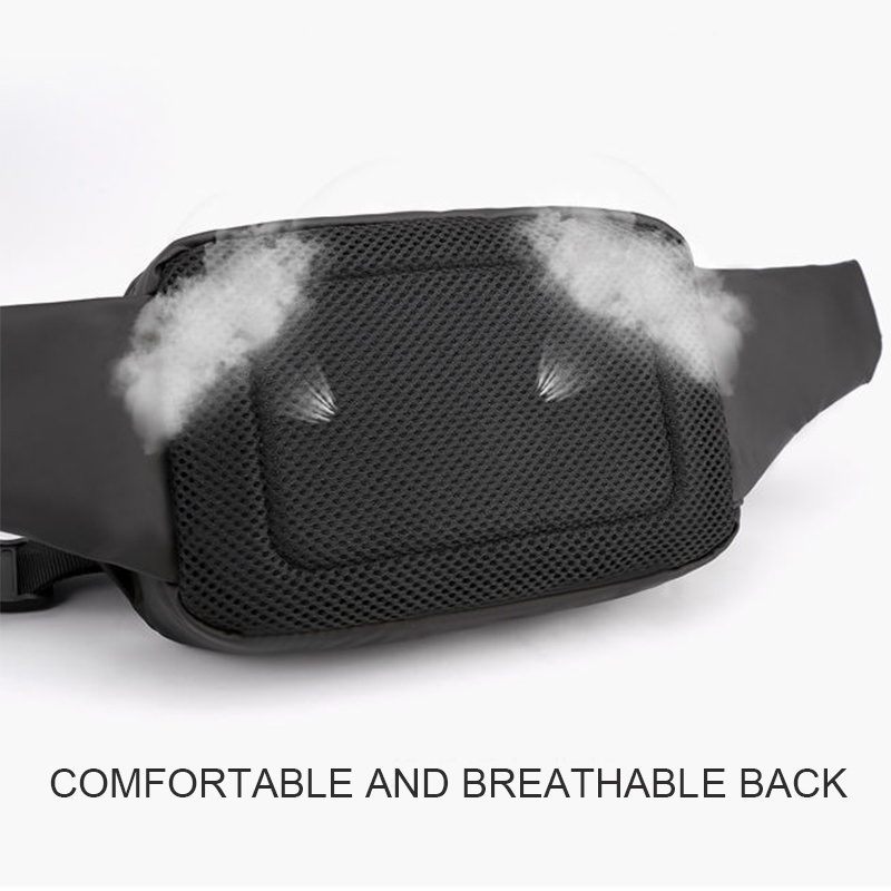 Tas Selempang Pria Tahan Air Multifungi Sling Bag Fashion Pria Casual Extra Organizer Waistbag UNISEX Trendy