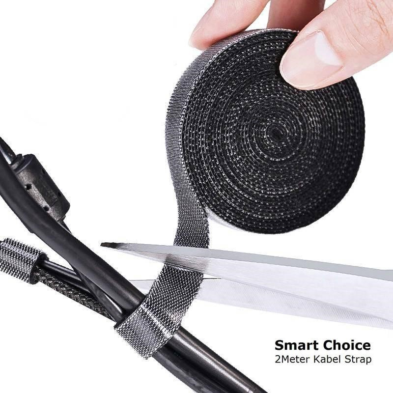 DUZON Organizer Kabel Velcro Straps 1,2 x 20cm