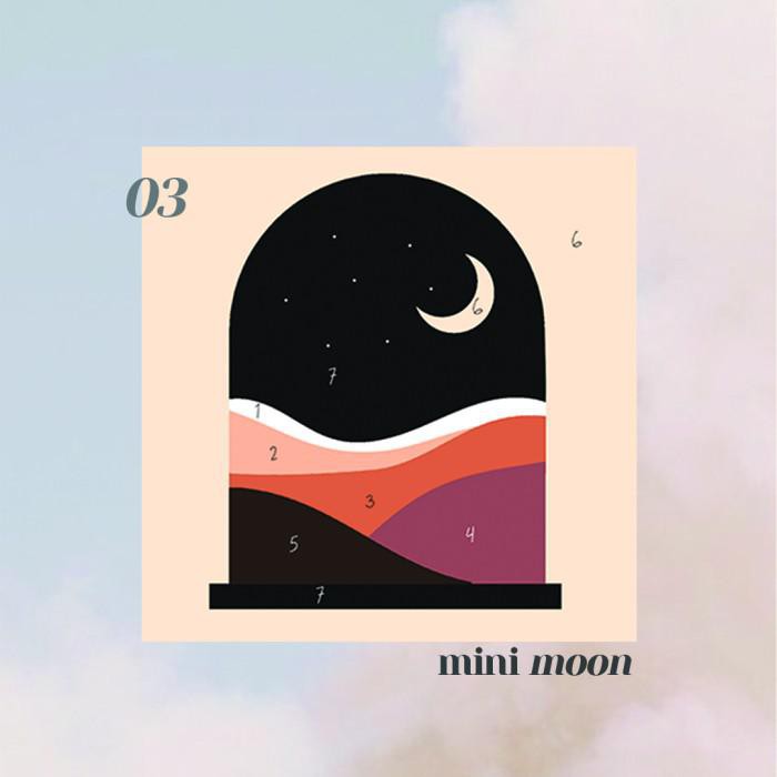 

Art / Diy Paint By Numbers Kit - Mini Moon