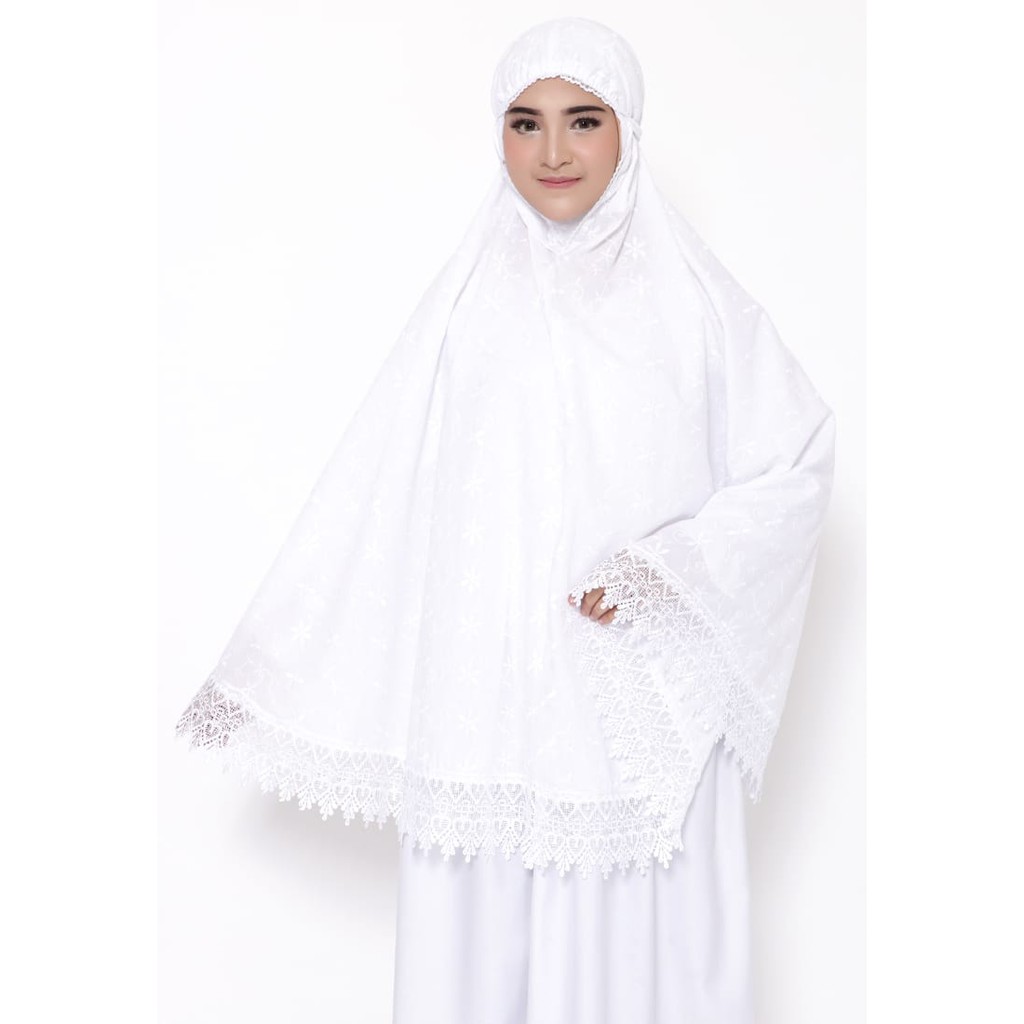 jilbab haji umroh syari- bergo katun jumbo - perlengkapan haji umroh
