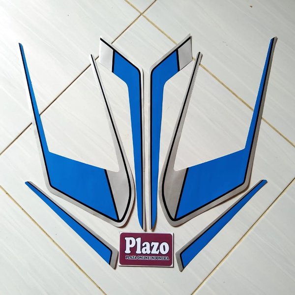 Striping Stiker Yamaha Rxs 1985 Special Biru