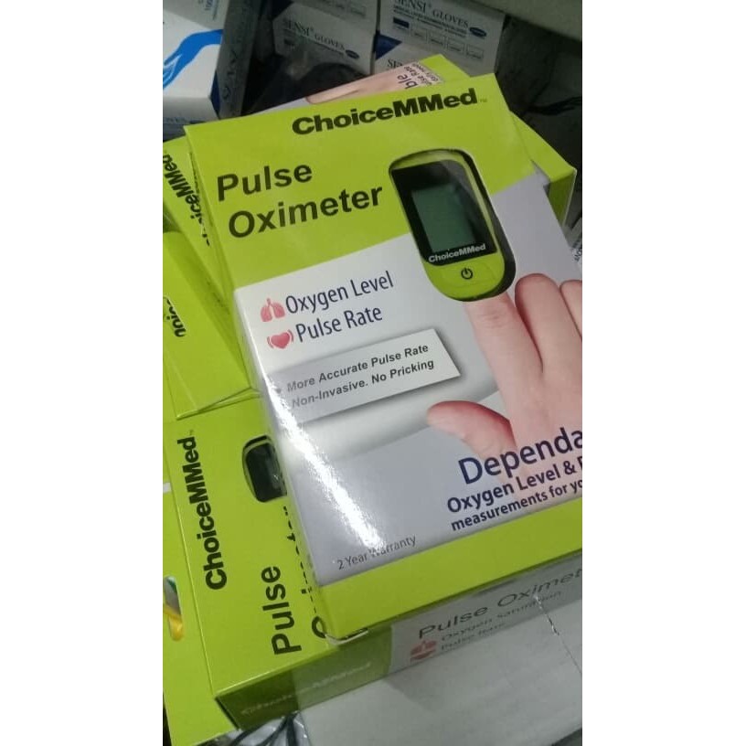 oxymeter pulse oximeter choicemmed garansi 2th peralatan medis
