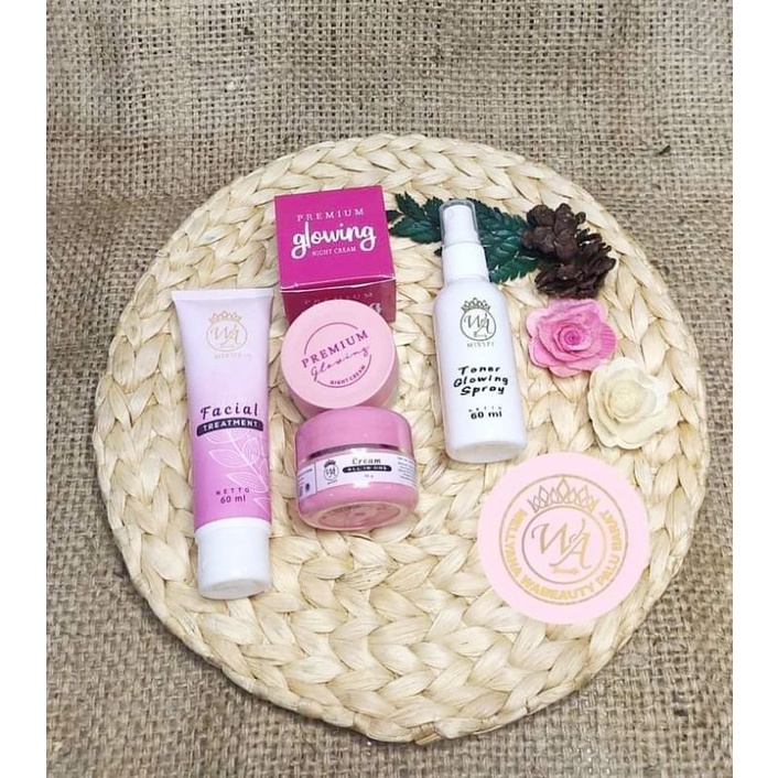 WA BEAUTY MIXSPF PAKET PREMIUM PINK/PAKET GLOWING/SKINCARE BPOM & HALAL
