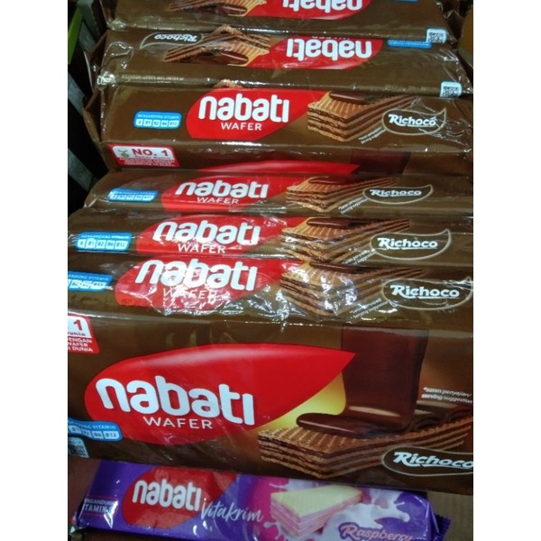 

Nabati Wafer Coklat/Raspberry/Keju 110g