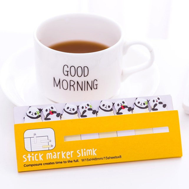 Sticky Note Memo Papers Yuru Series-Panda