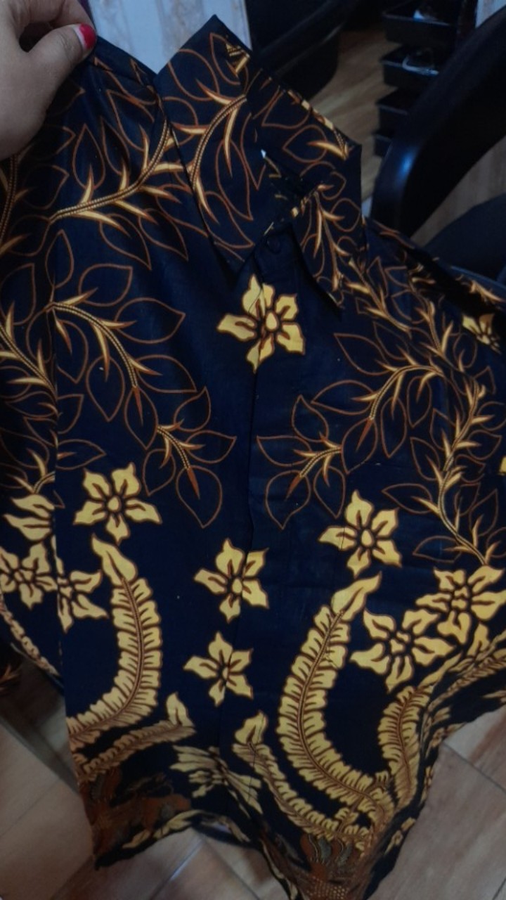 New Arrival Distro Batik Pria Bordir Sogan Hrb026 Batikaf Notoarto Batik Ipnu-ippnu Hem Pria Bel