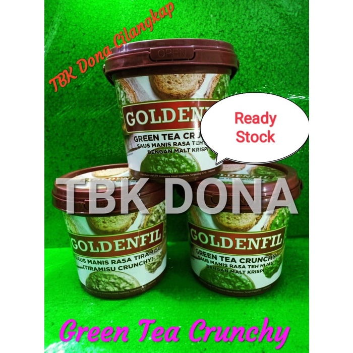 

golden fill green tea cruchy 1 kg murah / selai golden fill tokomaju1625