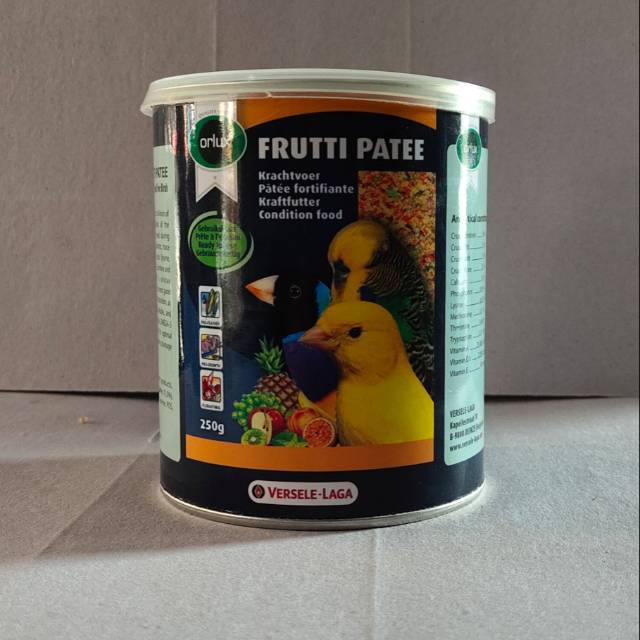 Frutti Patee Eggfood - Pakan Pelengkap Burung Lovebird Kenari Parkit Gould Amadine Emprit Fruti Pate