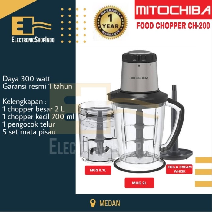 {syanestore} CHOPPER MITOCHIBA CH-200 BLENDER MITOCHIBA MAGIC CHOPPER Diskon