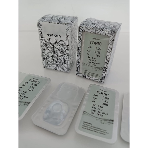 SOFTLENS SILINDER BENING BULANAN EYECON TORIC SILINDER DISPOSABLE