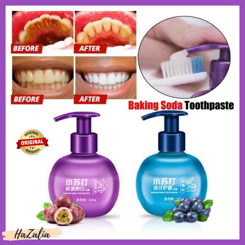 Pasta Gigi Baking Soda Pemutih Pembersih Karang Gigi Odol Pemutih Gigi
