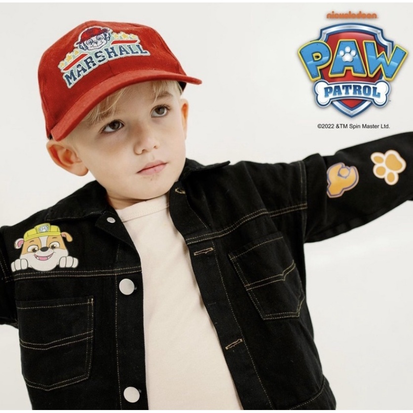 Bohopanna Varsity Jacket / Denim Jaket Paw Patrol 1- 8 Years Jaket Anak Kekinian Fashion Jaket CBKS