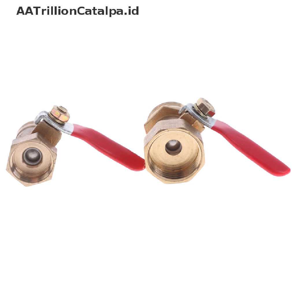 (AATrillionCatalpa) Katup Bola Kuningan Kecil Female / Male 1 / 8 &quot;1 / 4&quot; 3 / 8 &quot;1 / 2&quot;