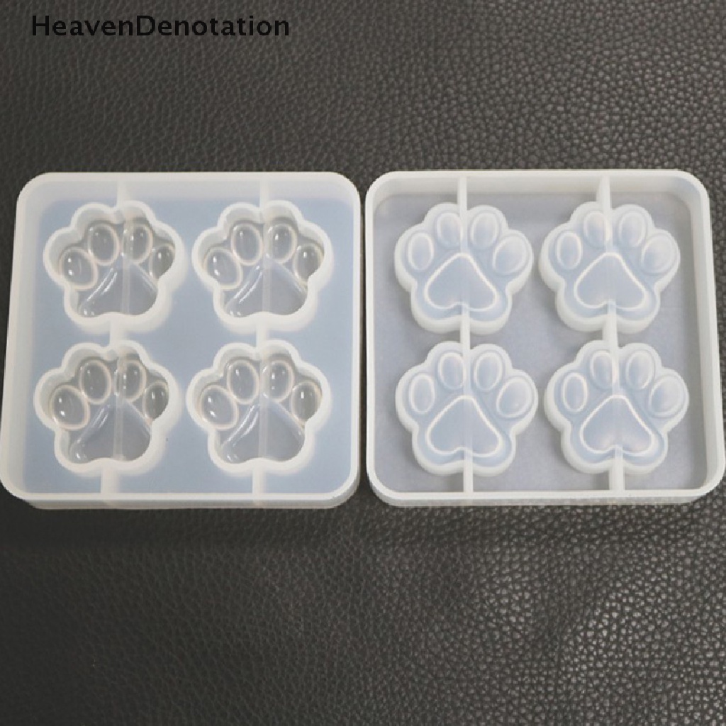 Cetakan Resin Epoksi Uv Handmade Bentuk Cakar Kucing Bahan Silikon Untuk Membuat Perhiasan