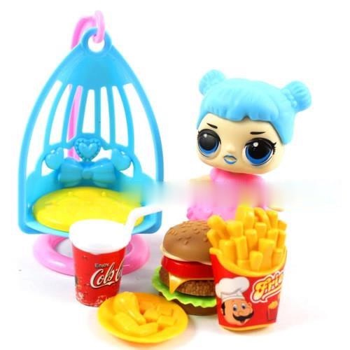 MO35 - Mainan Fun Little Kitchen Fast Food Boneka LOL Ayunan MO 35