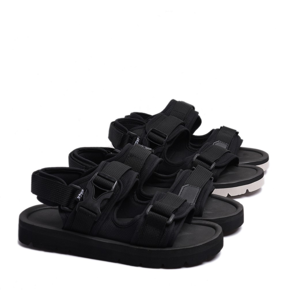 Alvis Black | Sendal Gunung Hitam Original Sandal Santai Kasual Pria Laki Footwear Ori | FORIND Jack