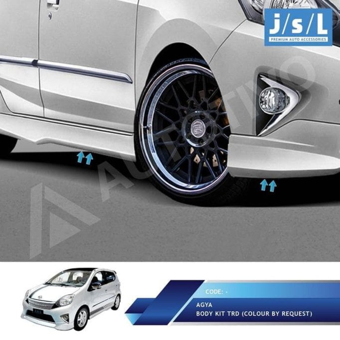 Toyota Agya Body Kit Colour By Request-Aksesoris Eksterior Agya