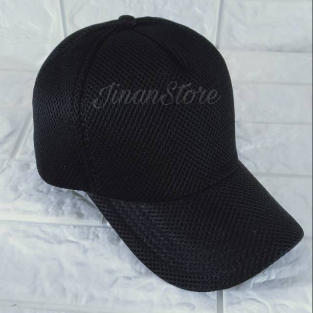 Topi sport polos /topi mesh olah raga