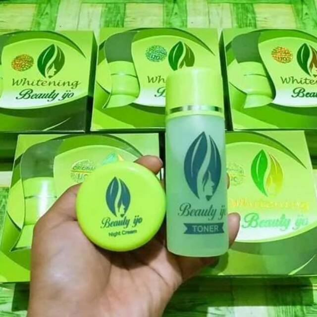 Paket cream whitening Beauty Ijo ORI