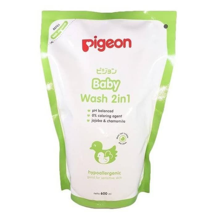 Pigeon Baby Wash 2 in 1 600 ml Refill