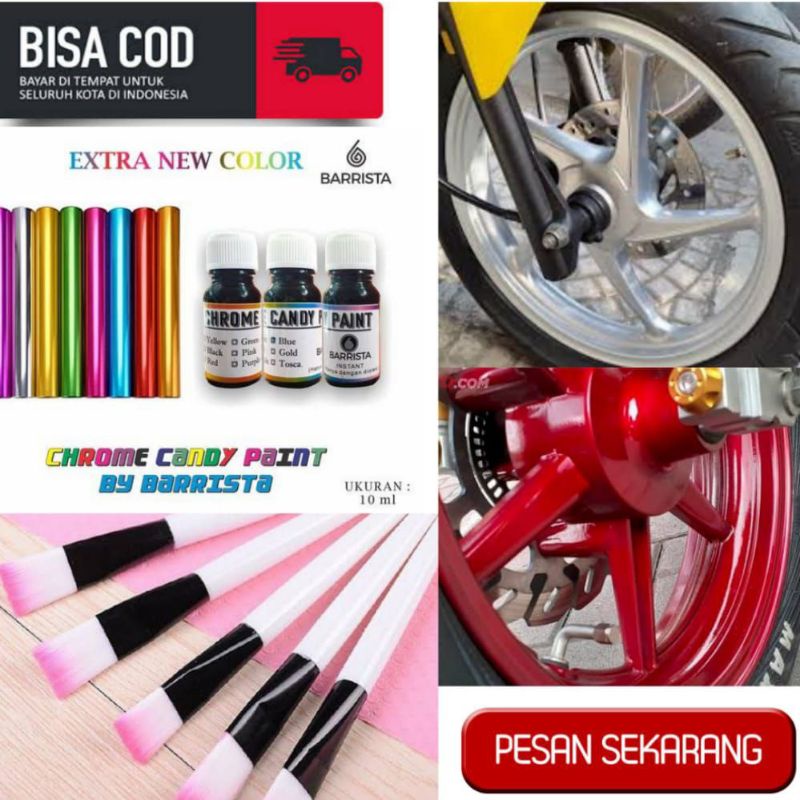 CANDY CRHOME PAINT CAT VELG MOTOR PERMANEN | BEST SELLER