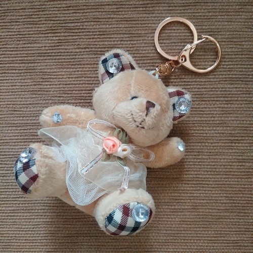 Gantungan Tas Kunci Teddy Bear Key Chain Bag Charm Boneka IMPORT Murah Lucu Bagus Cantik Keren Kado