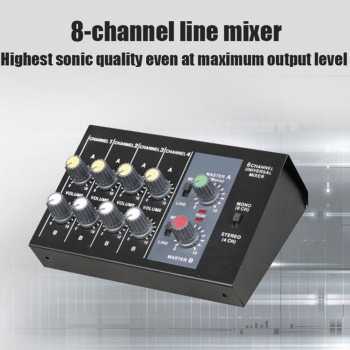 RRS STORE NEW MIXSER WEITESI Professional Console Karaoke Mixer 8 Channel Input Mic AM-228 SUDAH TERMASUK ADAPTOR