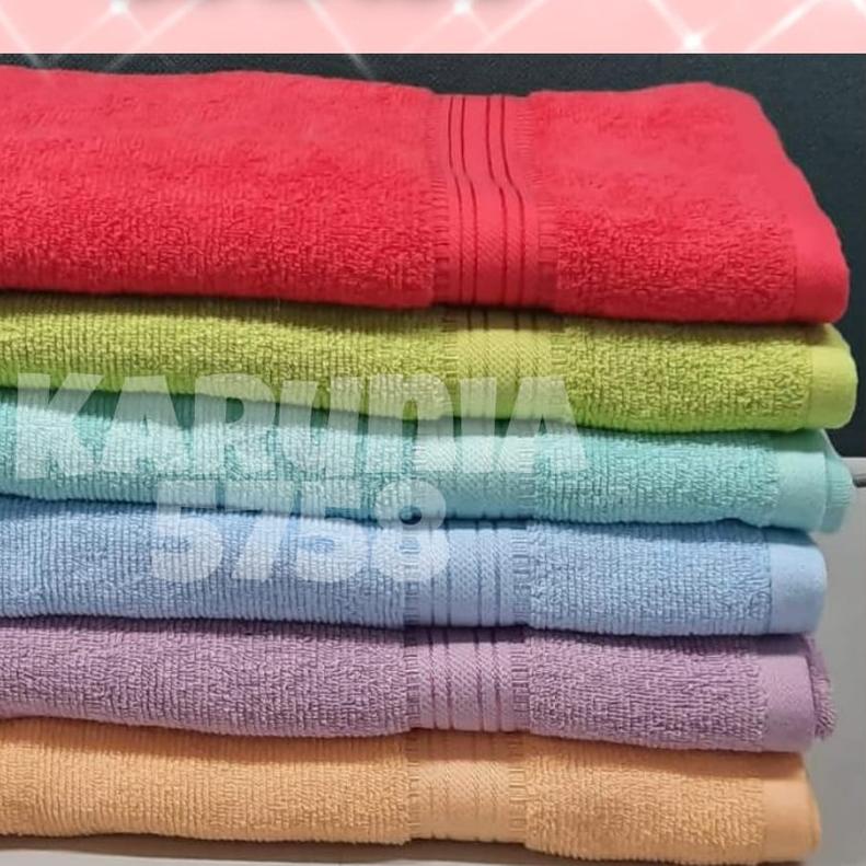 ✪ Handuk Merah Putih Tanggung 50x100 (PARTAI GROSIR/ECER ) ❅