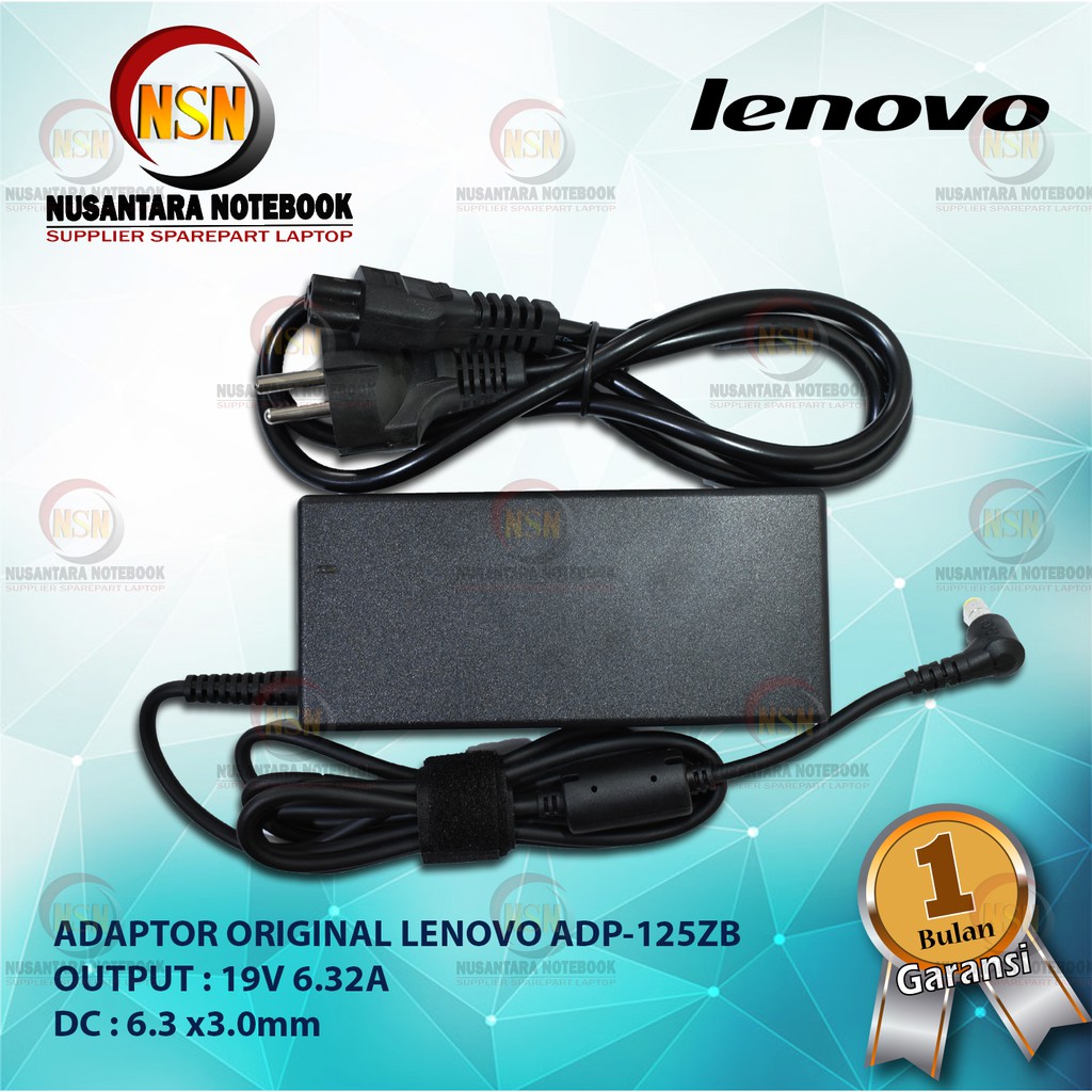 Adaptor Original Lenovo Delta ADP-120ZB 19V 6.32A DC 6.3 x3.0mm