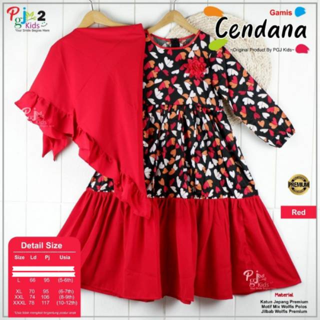 Cendana gamis kids