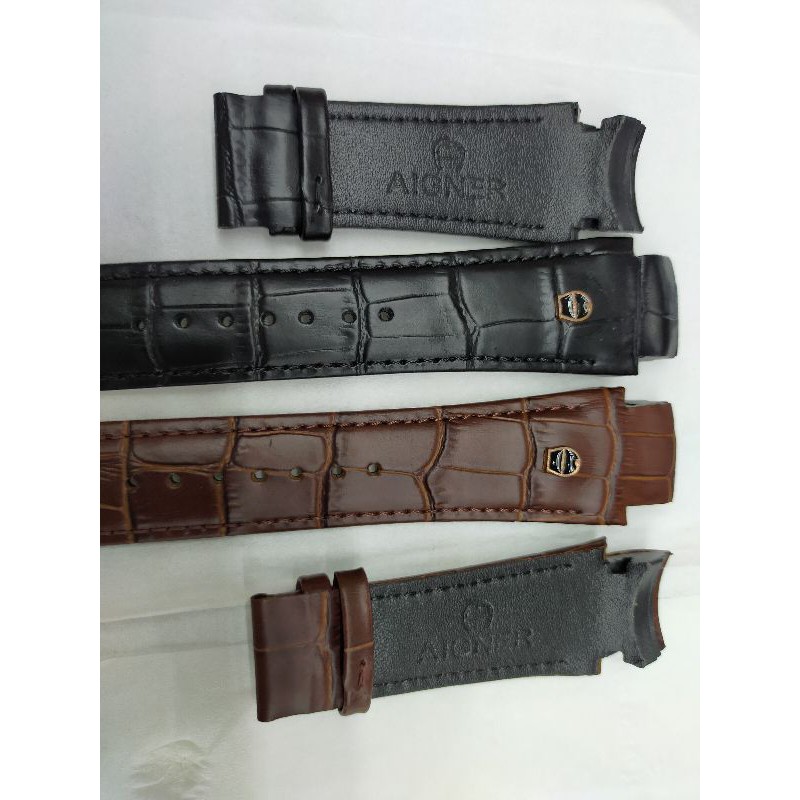 STRAP TALI KULIT JAM TANGAN AIGNER PALERMO GENUINE LEATHER